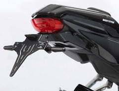 PROTECH license plate holder kit including reflector and plate light , Black | 5820503