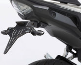 PROTECH license plate holder kit including reflector and plate light , Black | 5820508