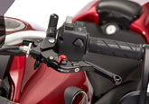PROTECH clutch lever Sport distance and length adjustable I foldable, Black/Red | 65802023