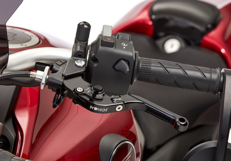PROTECH clutch lever Sport distance and length adjustable I foldable, Black | 65804020