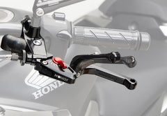 PROTECH clutch lever Race distance and length adjustable I foldable, Black/Red | 65806002
