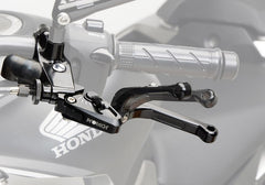 PROTECH brake lever Race distance and length adjustable I foldable, Black | 65807019