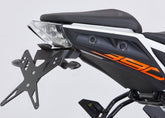 PROTECH license plate holder kit including reflector and plate light , Black | 7210001