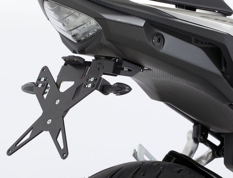 PROTECH license plate holder kit including reflector and plate light , Black | 7210008