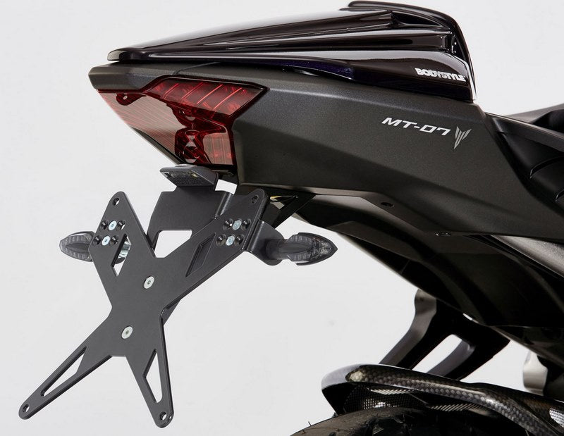 PROTECH license plate holder kit including reflector and plate light , Black | 7210035