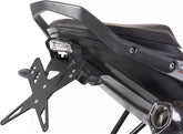 PROTECH license plate holder kit including LED-taillight, reflector and plate light , Black | 7210046
