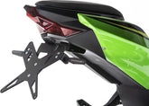PROTECH license plate holder kit including reflector and plate light , Black | 7210047