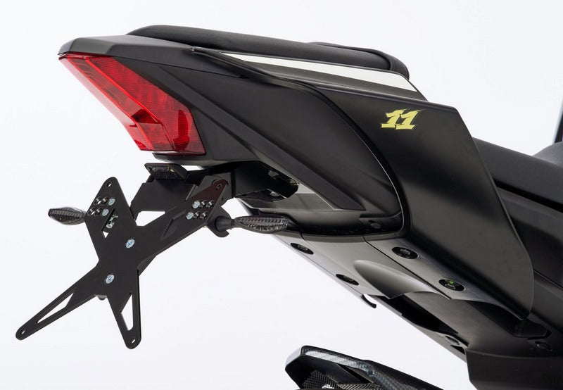 PROTECH license plate holder kit including reflector and plate light , Black | 7210055