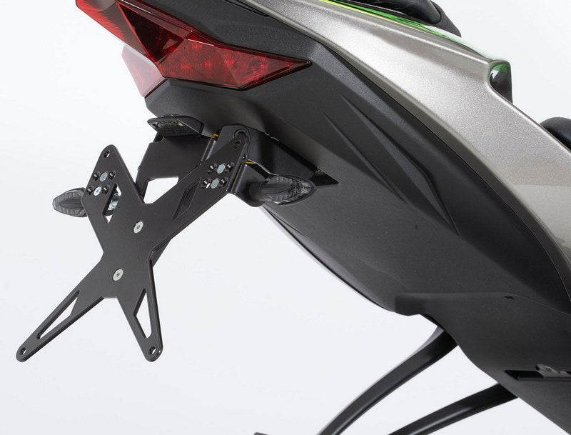 PROTECH license plate holder kit including reflector and plate light , Black | 7210056