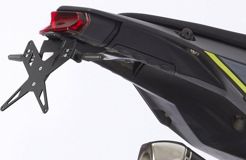 PROTECH license plate holder kit including reflector and plate light , Black | 7210080