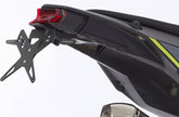 PROTECH license plate holder kit including reflector and plate light , Black | 7210080