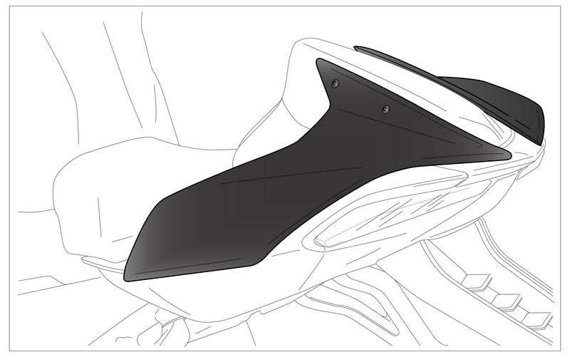 PUIG Rear Seat Cowls | 20703