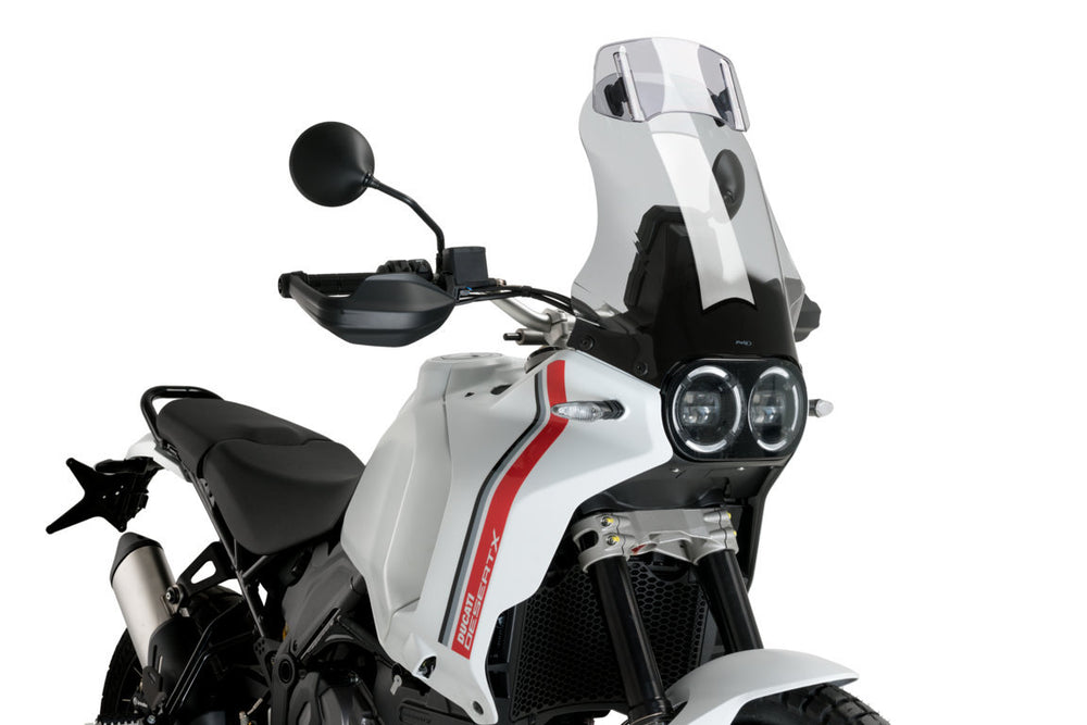 Puig Touring Windshield With Visor Smoke | 21438H