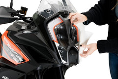 Puig Adhere Headlight Protector Clear | 21444W