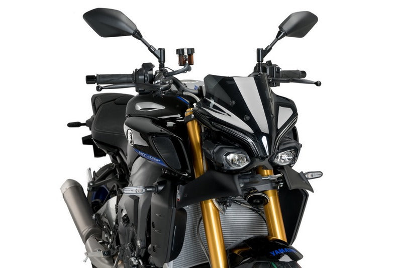 Puig Downforce Naked Frontal Spoilers Matt Black | 21471J