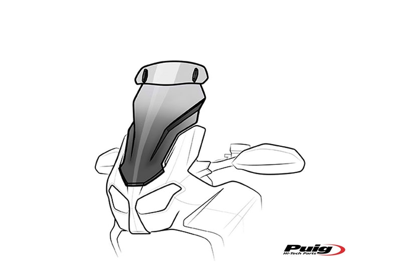 Puig Touring Windshield With Visor | 21483