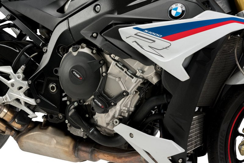 Puig Engine Cover Track For Championship Black | 21502N