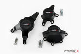 Puig Engine Cover Track For Championship Black | 21510N