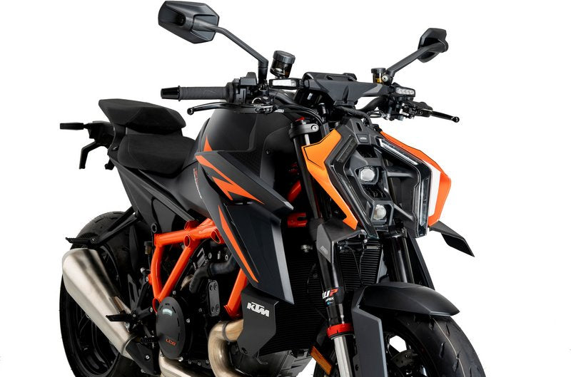 Puig Naked Frontal Spoilers Matt black | 21909J