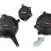 Puig Engine Covers Track For Championship Black | 22005N