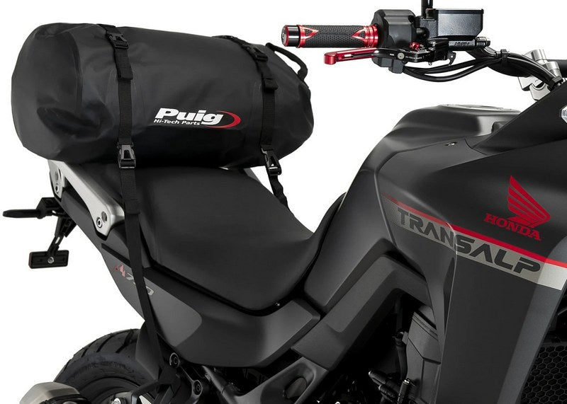 Puig Hi-Tech Parts Motorcycle Rear Bag , Color: Black | 22059N