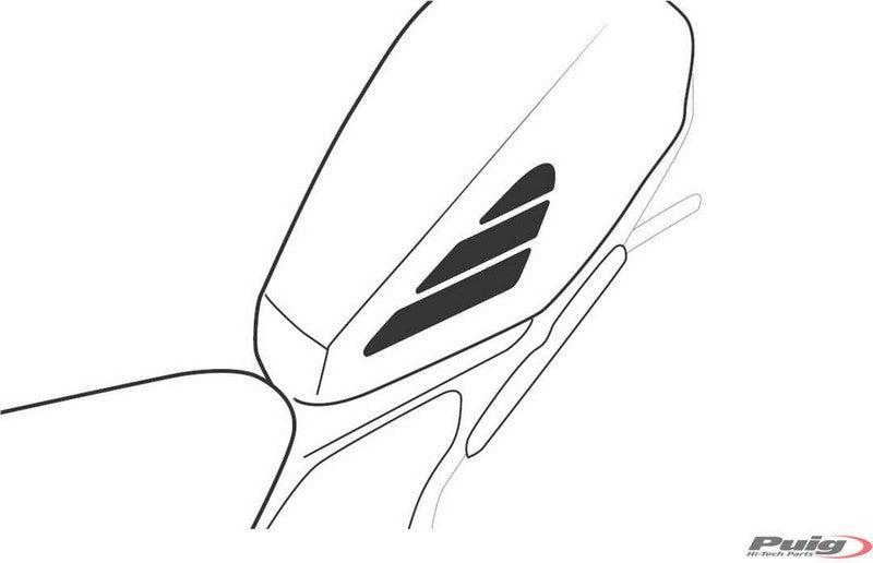 Puig Specific Tank Pads, Carbon look | 3721C
