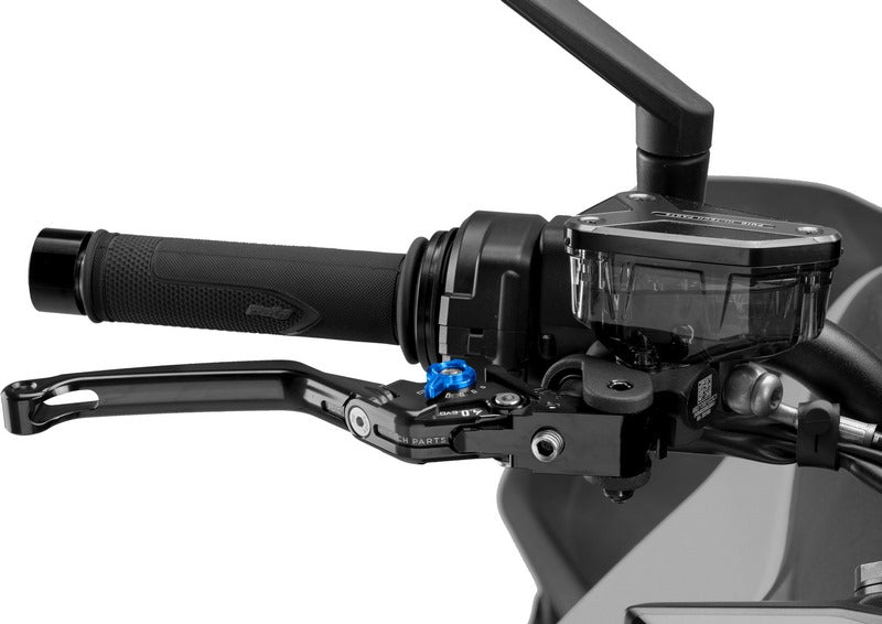 Puig Foldable Brake Lever 4.0. With Black Selector | 4110N
