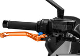 Puig Unfoldable Brake Lever 4.0. With Orange Selector | 4120T