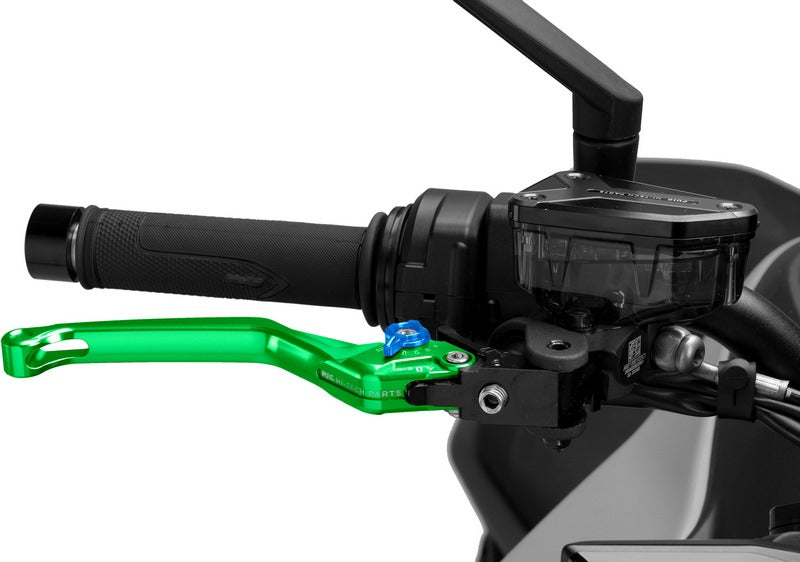 Puig Unfoldable Brake Lever 4.0. With Green Selector | 4120V