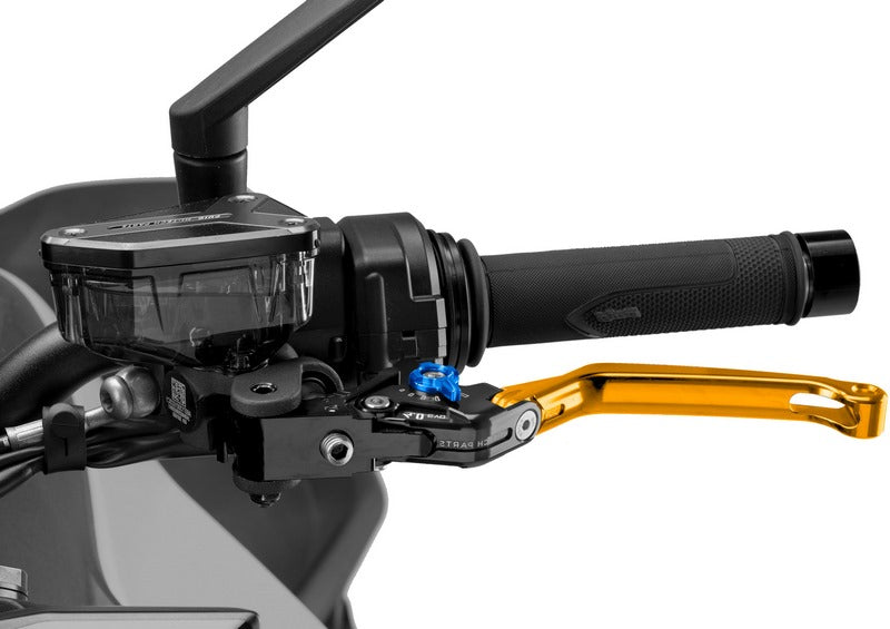 Puig Foldable Clutch Levers 4.0. With Gold Selector | 4210O