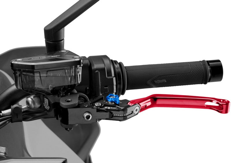 Puig Foldable Clutch Levers 4.0. With Red Selector | 4210R