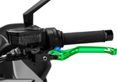 Puig Unfoldable Clutch Levers 4.0. With Green Selector | 4220V