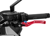 Puig Short Clutch Levers 4.0. With Red Selector | 4230R