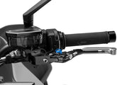 Puig Clutch Levers 4.0. With Silver Selector/Black Extendable | 424PN