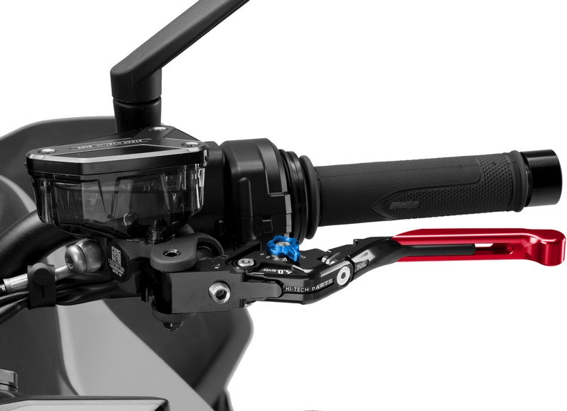 Puig Clutch Levers 4.0. With Red Selector/Black Extendable | 424RN