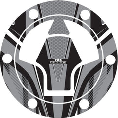 Puig Radikal Fuel Cap Covers, Grey | 8269U
