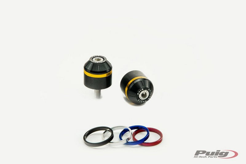 Puig Short Bar end weights with rim