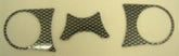 Pyramid Plastics Suzuki GSF 600 S Bandit Yoke Protector Carbon Look 1996>1999 | 01006x
