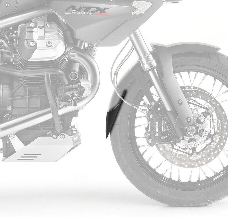 Pyramid Plastics Moto Guzzi Stelvio 1200 8V Extenda Fenda Matte Black 2008> | 058730