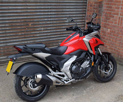 Pyramid Full Rear Hugger | Matte Black | Honda NC 700 S 2012>Current | 071150M