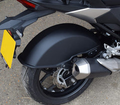 Pyramid Full Rear Hugger | Matte Black | Honda NC 700 S 2012>Current | 071150M