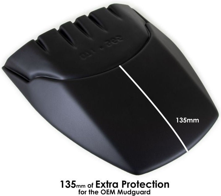 Pyramid Plastics Honda CBR 1000 RR Hugger Extension Matte Black 2004>2007 | 071965