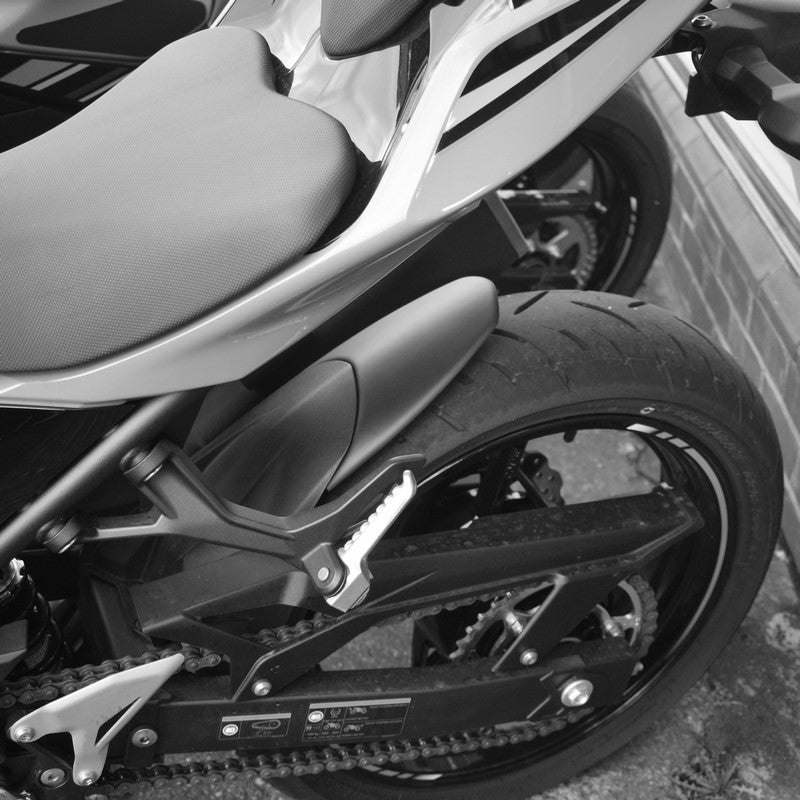 Pyramid Plastics Kawasaki Ninja 400 Hugger Extension Matte Black 2017> | 073878