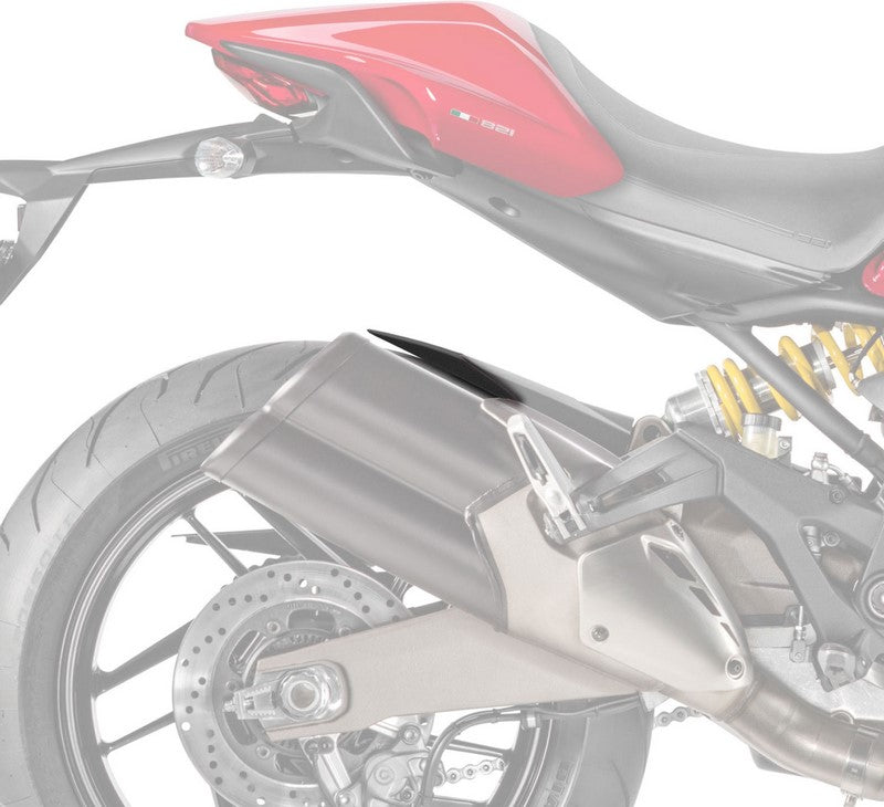 Pyramid Plastics Ducati Monster 821 Hugger Extension Matte Black 2014> | 07517