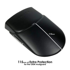 Pyramid Plastics Hugger Extension | Matte Black | Zero DS 2013> | 079905
