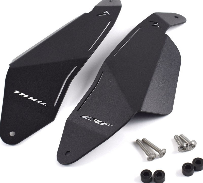 Pyramid Wind Deflector | Matte Black | Honda CRF 1100L Africa Twin Adventure Sports 2020>2025 | 08022M