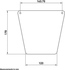 Pyramid Universal Mudflap | 08060