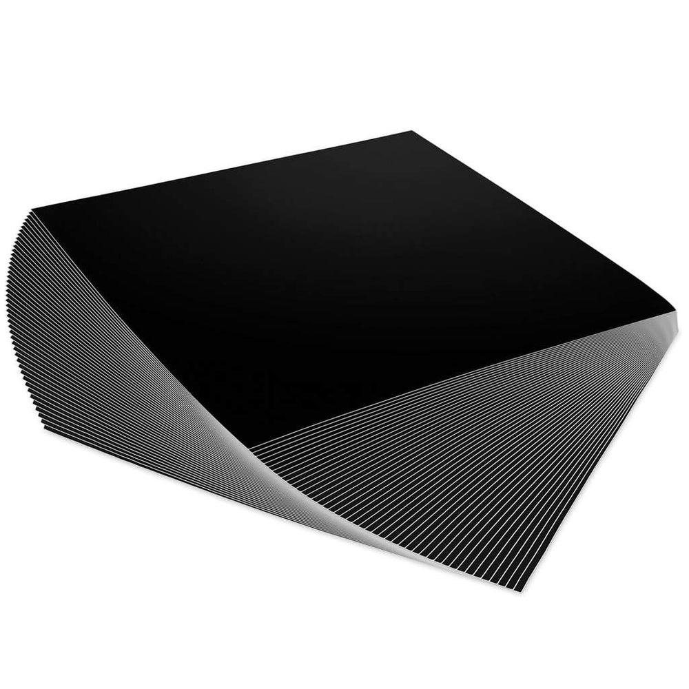Pyramid Plastics Universal Number Plate Backing | Matte Black | 08305