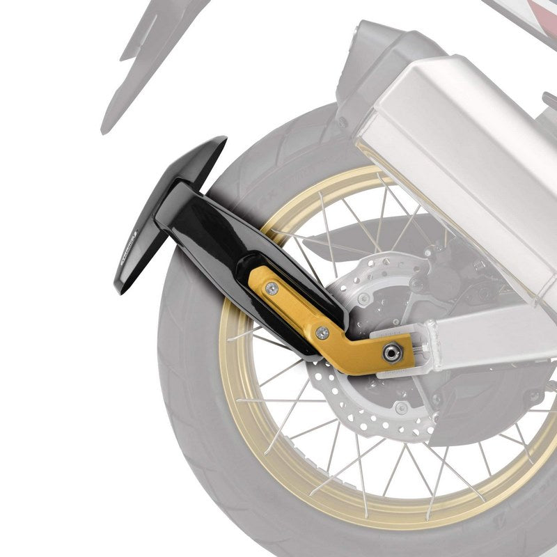 Pyramid Plastics Spray Guard Gloss Black + Gold Arm Honda CRF 1000 L Africa Twin 2016>2019 | 085102BG