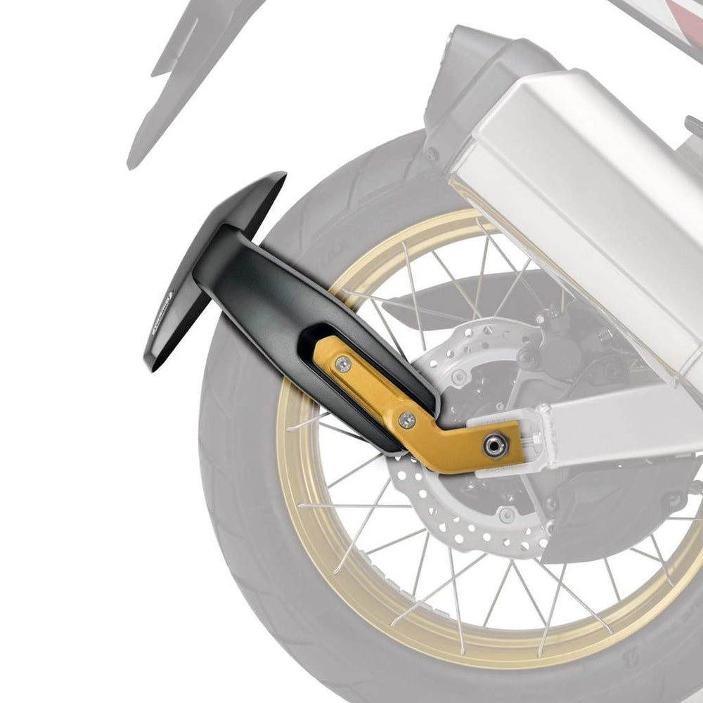 Pyramid Plastics Spray Guard | Matte Black + Gold Arm | Honda CRF 1000 L Africa Twin 2016>2019 | 085102MG
